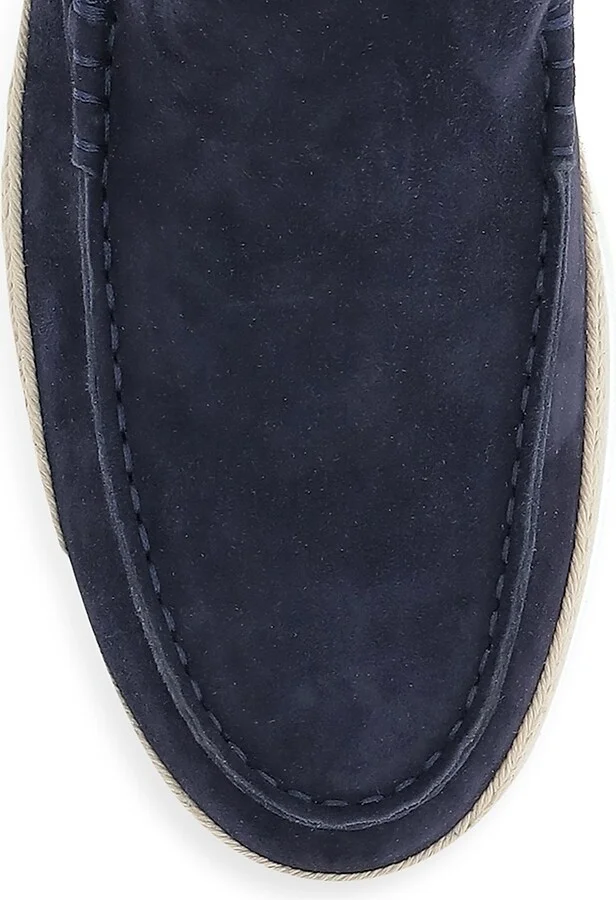 Men's Embossed Logo Espadrille - Blue - Size 7.5 - Image 4
