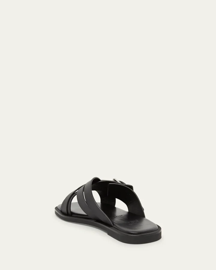 Men's Emircross Crisscross Leather Slide Sandals - Image 2