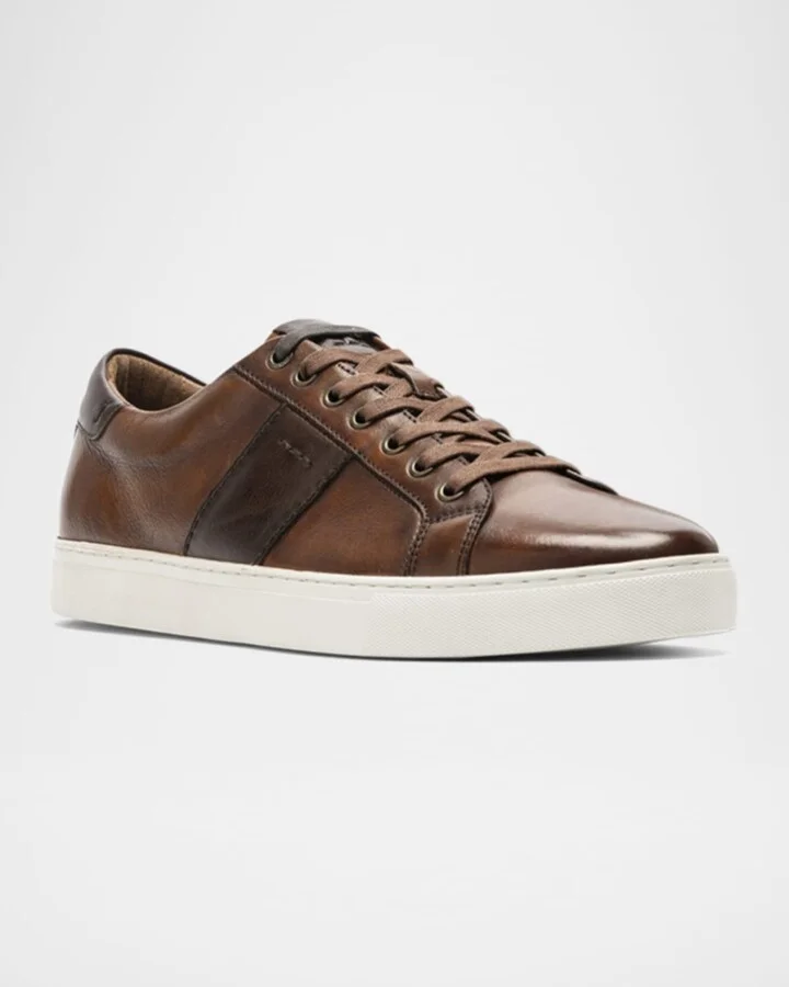 Men's Endeavour Leather Cruise Sneakers - Image 9