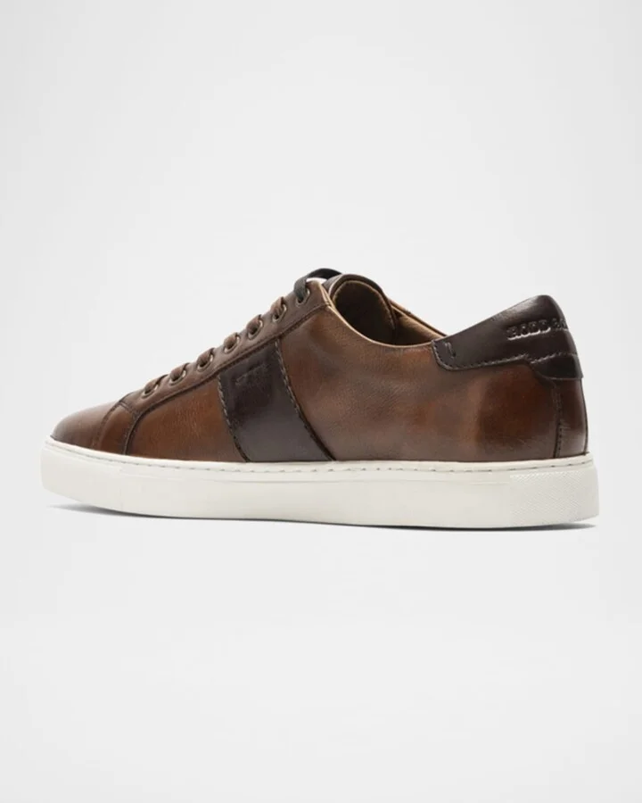 Men's Endeavour Leather Cruise Sneakers - Image 10
