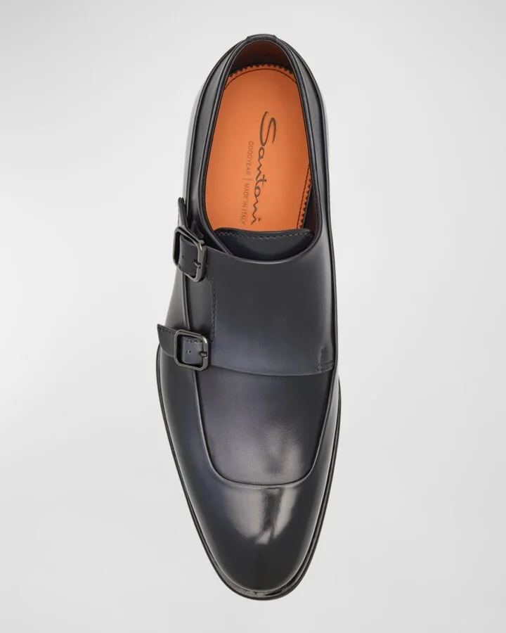 Men's Eros Double-Monk Strap Loafers - Image 3