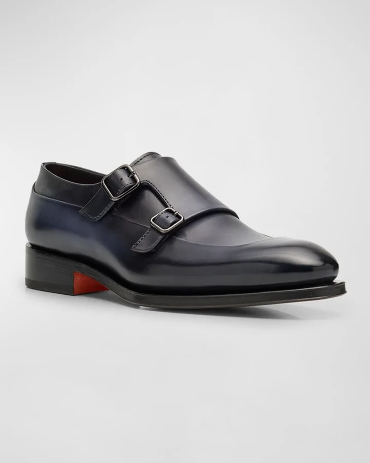 Men's Eros Double-Monk Strap Loafers - Image 4