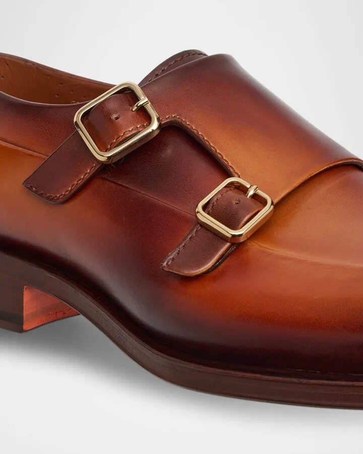 Men's Eros Double-Monk Strap Loafers - Image 6