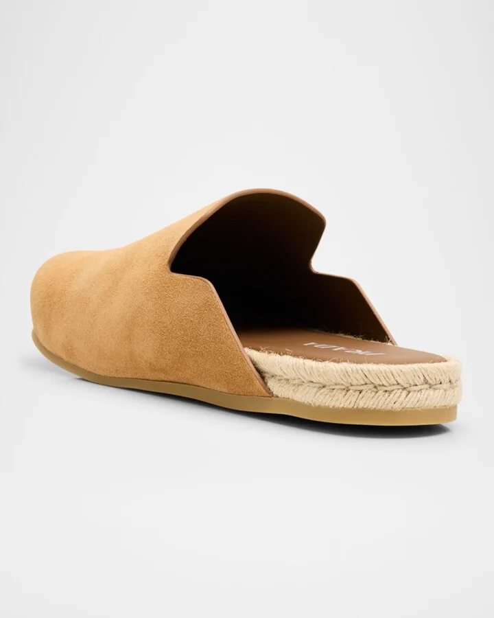 Men's Espadrillas Suede Espadrille Mules - Image 5