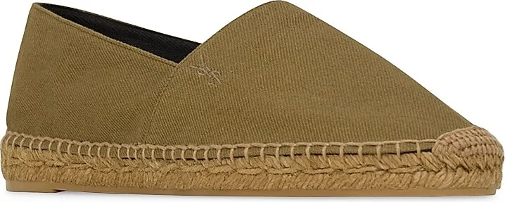 Men's Espadrilles in Cotton Gabardine - Cactus - Size 6 - Image 2