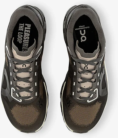 Mens Espresso Elk Cloudmonster Hyper Pls-Tl Mesh and Woven Low-Top Trainers 11 - Image 2