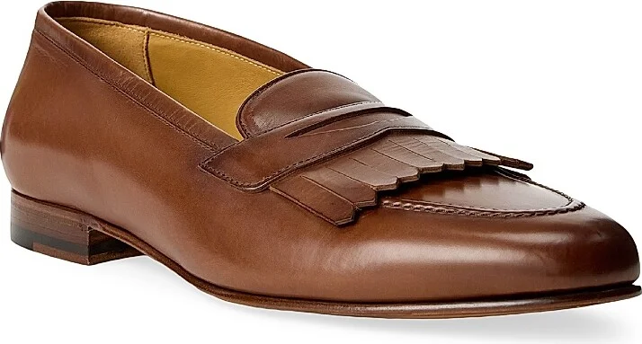 Men's Essex Burnished Leather Loafers - Tan - Size 11 - Image 2