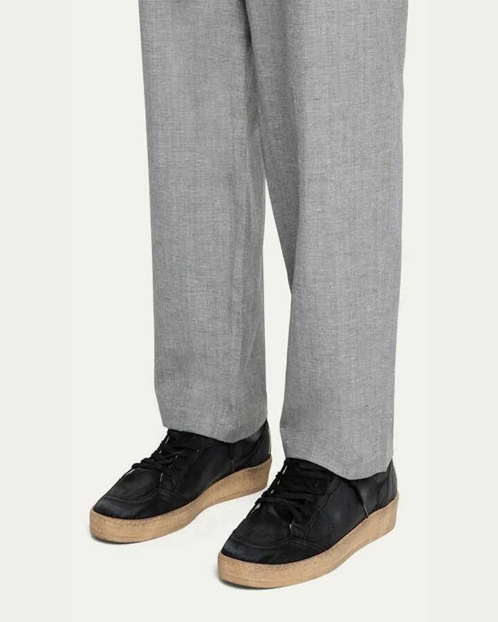 Men's Exclusive Ballstar Nubuck Low-Top Sneakers - Image 5