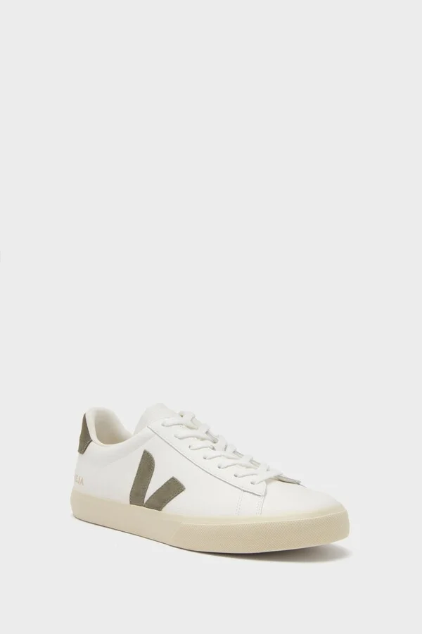 Mens Extra White Kaki Campo Sneakers