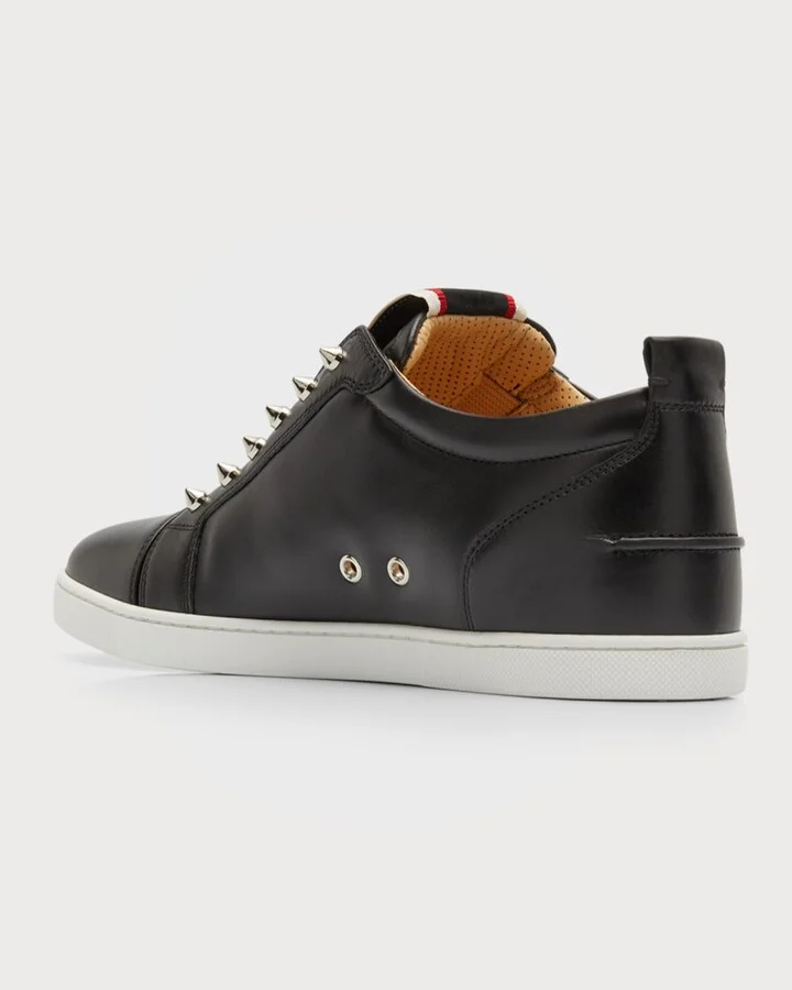 Men's F.A.V. Fique A Vontade Spiked Leather Slip-On Sneakers - Image 6