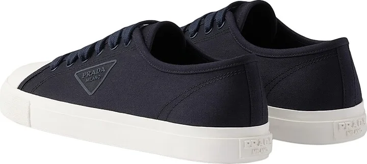 Men's Fabric Sneakers - Blue - Size 7 - Image 3