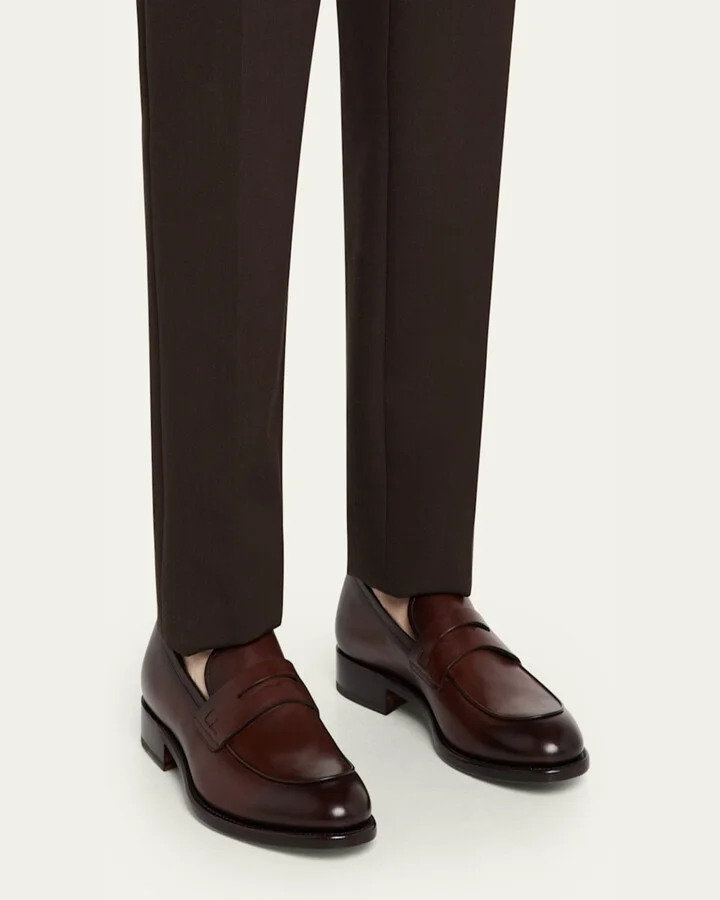 Men's Fabrice Tramezza Penny Loafers - Image 7