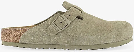 Mens Faded Khaki Suede Boston Suede Clogs Eur 44 / 10 Uk Men