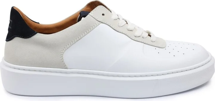 Men's Falcone Court Sneakers - White, Ice - Image 2