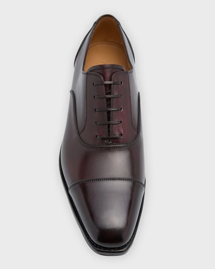 Men's Fargo Cap Toe Leather Oxfords - Image 3
