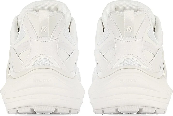 Men's Fashion Runner Lace-Up Sneakers - Off White - Size 9 - Image 3