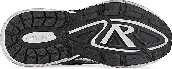Men's Fashion Runner Lace-Up Sneakers - Silver Black - Size 8 - Image 6