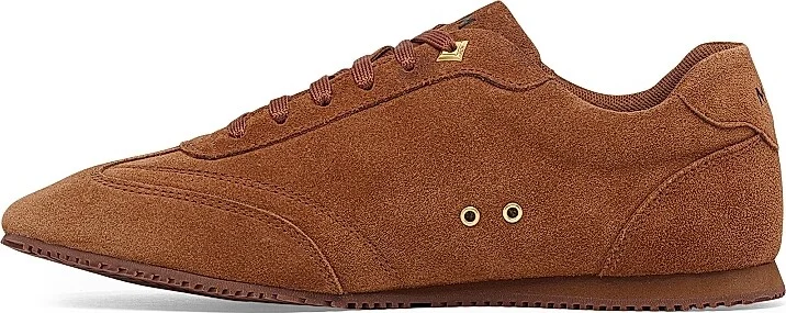 Men's Federlite Suede Low-Top Sneakers - Cognac - Size 8