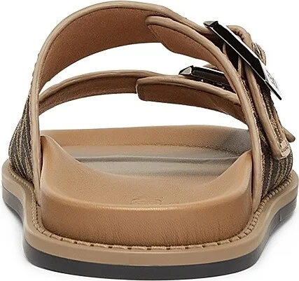 Men's Fendi Feel Logo Sandals - Nero Sand - Size 12 - Image 3