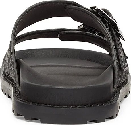 Men's Fendi Feel Logo Sandals - Nero Sand - Size 12 - Image 7