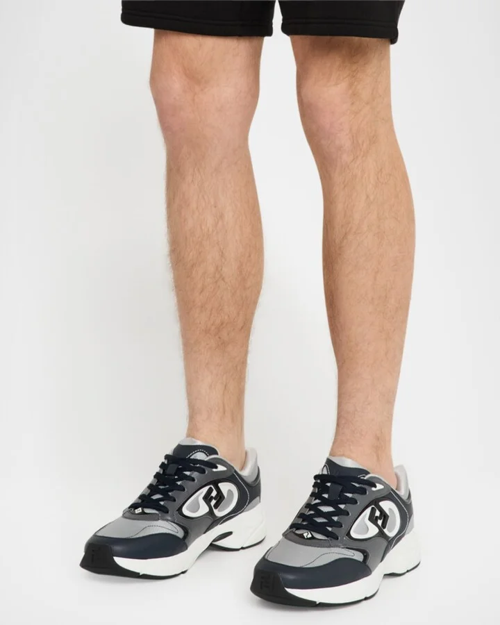 Men's Fendi Forward Mesh Low-Top Sneakers - Image 11