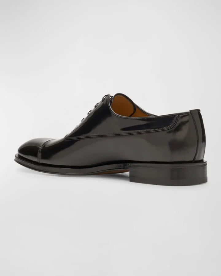 Men's Fermin Leather Derby Shoes - Image 5