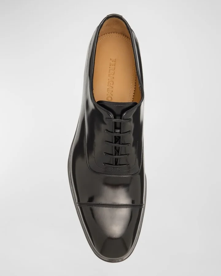 Men's Fermin Leather Derby Shoes - Image 6