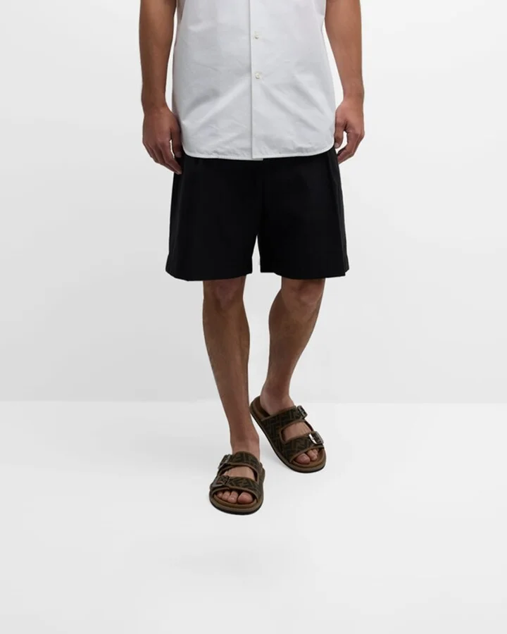 Men's FF Jacquard Slide Sandals - Image 5