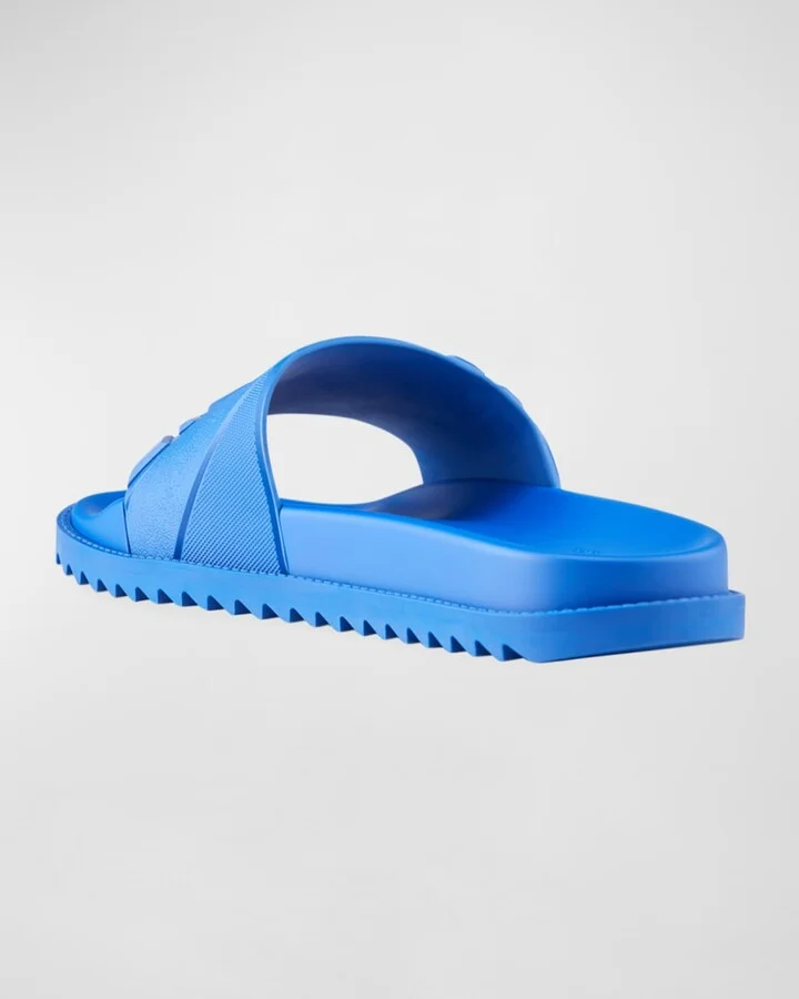 Men's FF Logo Slide Sandals - Image 6