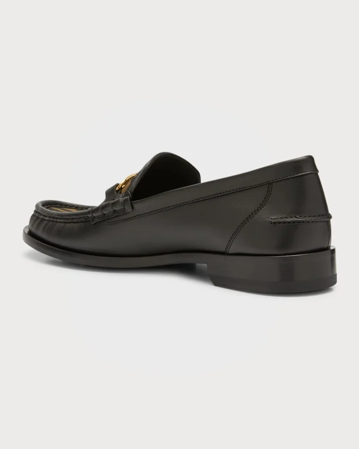 Men's FF O'Lock Leather Loafers - Image 2