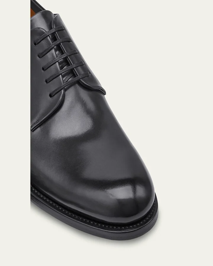 Men's Finn Tramezza Calfskin Derby Shoes - Image 2