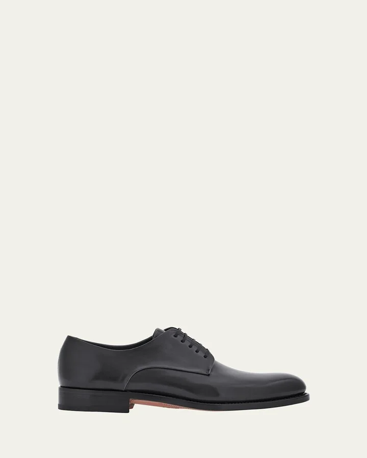 Men's Finn Tramezza Calfskin Derby Shoes