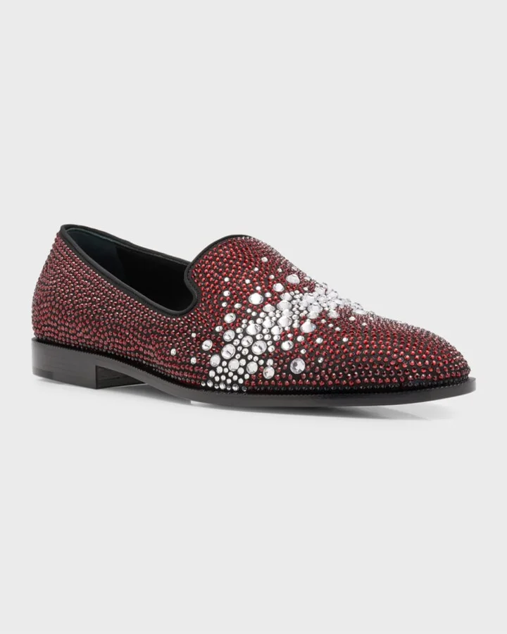 Men's Flavio 20 Swarovski Crystal Loafers - Image 3