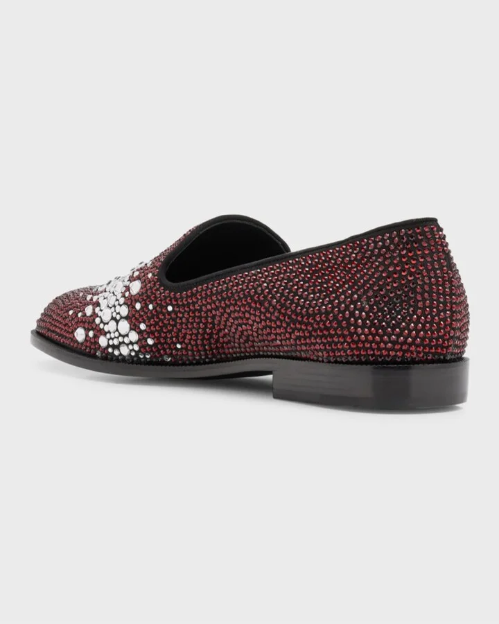 Men's Flavio 20 Swarovski Crystal Loafers - Image 4