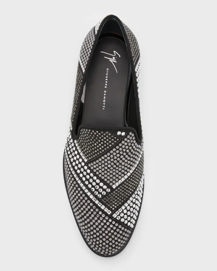 Men's Flavio 20 Swarovski Crystal Loafers - Image 2