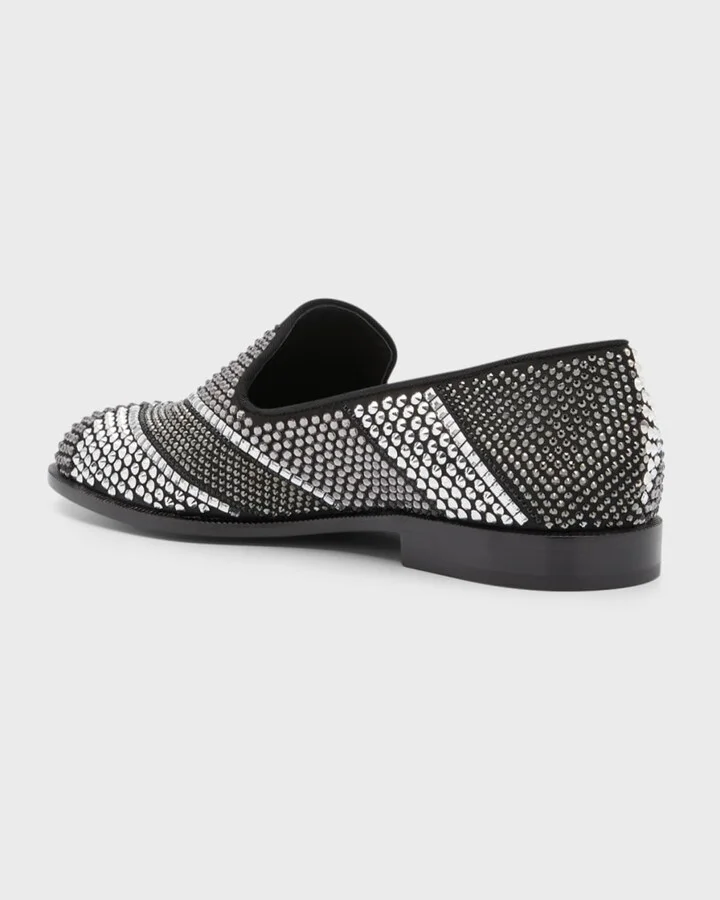 Men's Flavio 20 Swarovski Crystal Loafers - Image 4