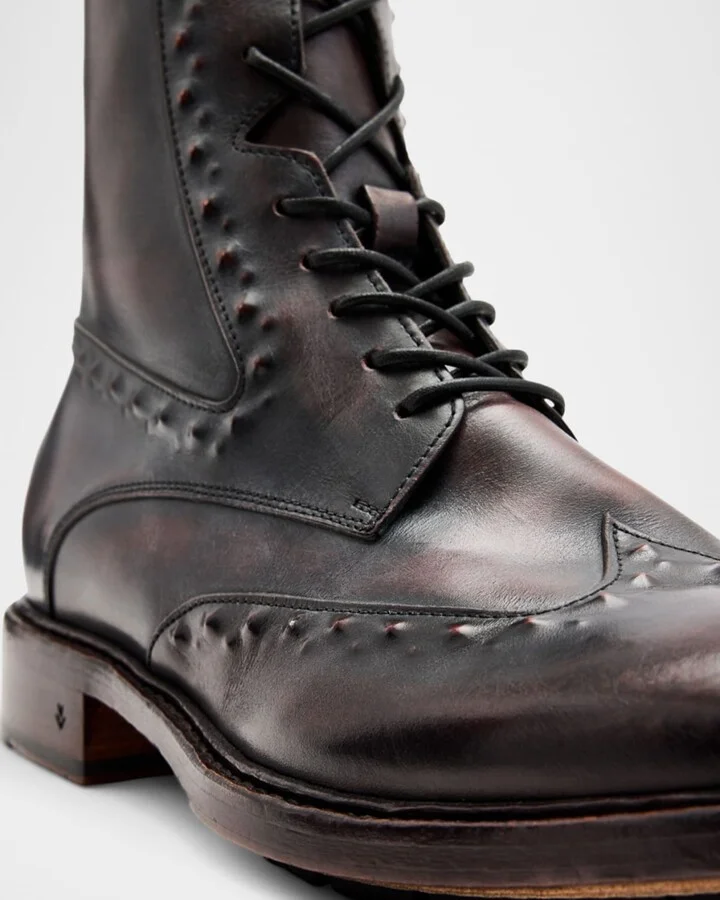 Men's Fleetwood Ghost Stud Leather Boots - Image 8