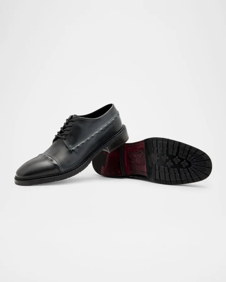 Men's Fleetwood Ghost Stud Leather Oxfords - Image 3