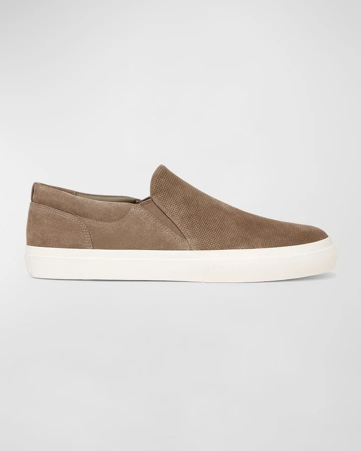 Men's Fletcher Suede Slip-On Sneakers