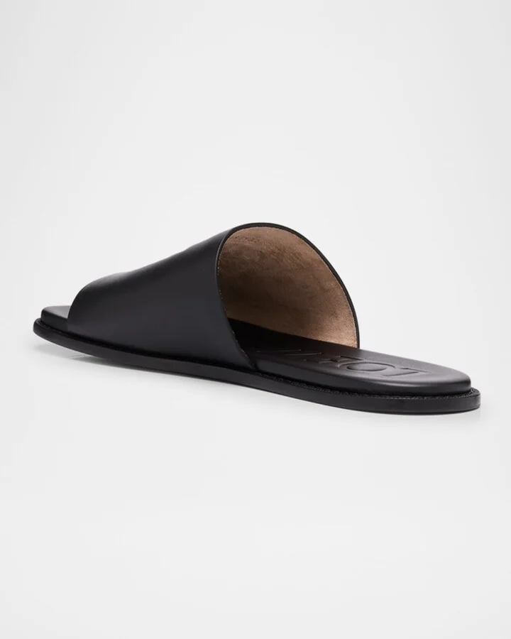 Men's Flex Anagram Soft Calfskin Slide Sandals - Image 10
