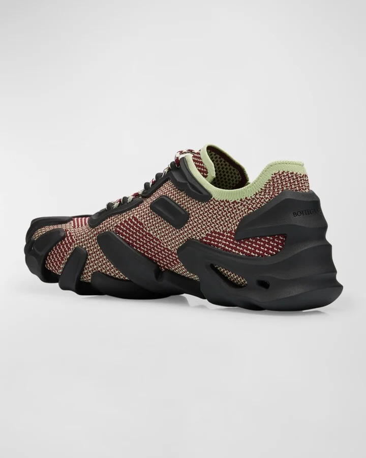 Men's Flex Technical Knit Low-Top Sneakers - Image 5