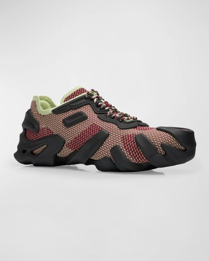 Men's Flex Technical Knit Low-Top Sneakers - Image 6