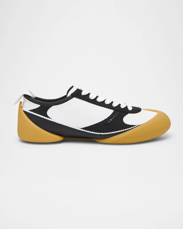 Men's Flexion Leather Low-Top Sneakers