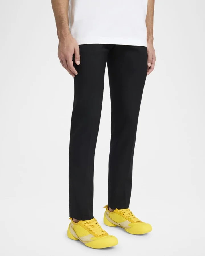 Men's Flexion Nylon and Leather Low-Top Sneakers - Image 2