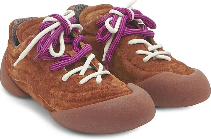Men's Flexion Suede Low-Top Sneakers - Farro - Size 9 - Image 2