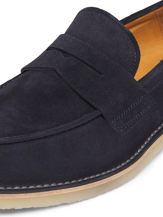 Men's Flexus Suede Penny Loafers - Smoked Green - Size 7.5 - Image 9