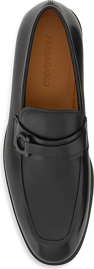 Men's Florio Leather Loafers - Nero - Size 7 - Image 4
