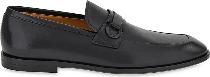 Men's Florio Leather Loafers - Nero - Size 7