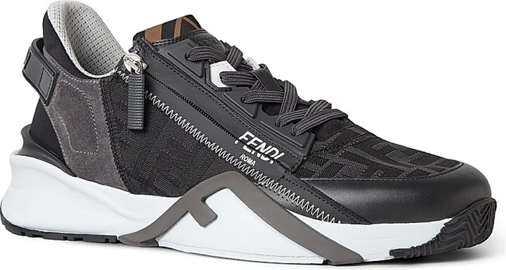 Men's Flow FF Low-Top Sneakers - Nero - Size 11 - Image 2