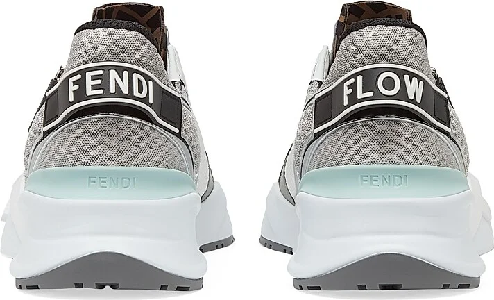 Men's Flow Low-Top Sneakers - Silver - Size 11 - Image 3